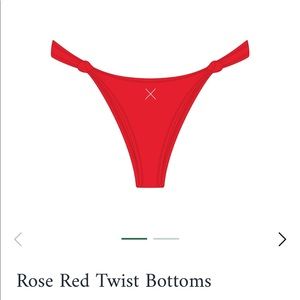 Boutine LA Twist Rose Red Bikini